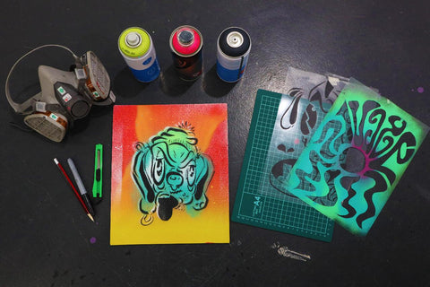 Stencil Street Art Workshop