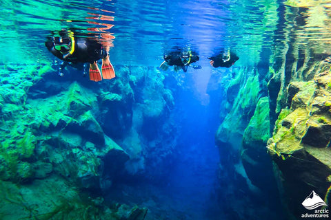 Snorkeling in Silfra