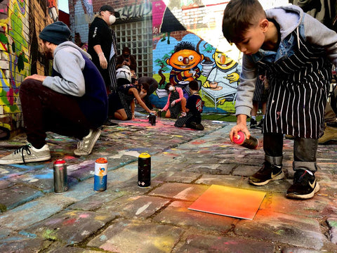 Stencil Street Art Workshop