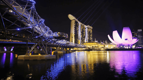 Marina Bay Night Bike Tour
