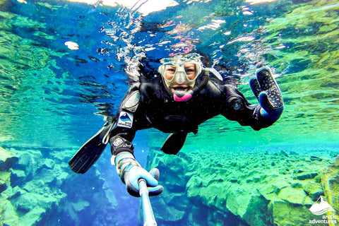 Snorkeling in Silfra